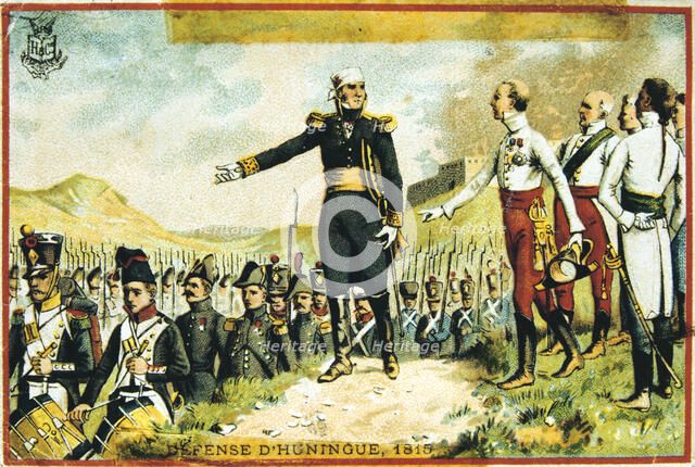 'Defense of Huningue', 1815, (19th century). Artist: Anon