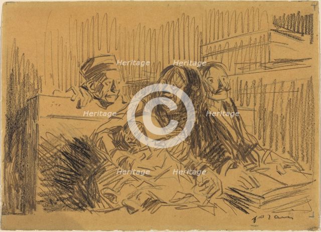 Defenseur et Accuse, c. 1908. Creator: Jean Louis Forain.