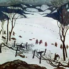 Defensive position of the Vienna Infantry Regiment 1915