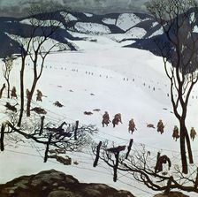 Defensive position of the Vienna Infantry Regiment 1915