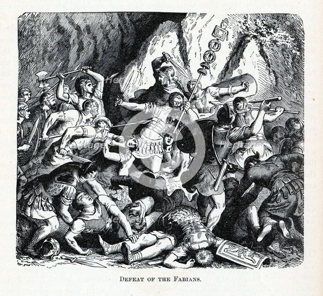 Defeat of the Fabians, 1882. Artist: Anonymous  