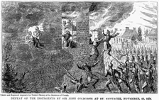Defeat of the Insurgents by Sir John Colborne at St Eustache, 25 November 1837 (1877)