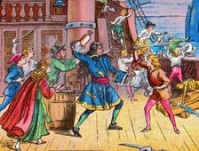 Defeat of the pirates c1905
