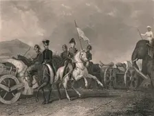 Defeat and Death of Dhoondiah at Conaghull 1800, (early-mid 19th century). Creator: J Rogers