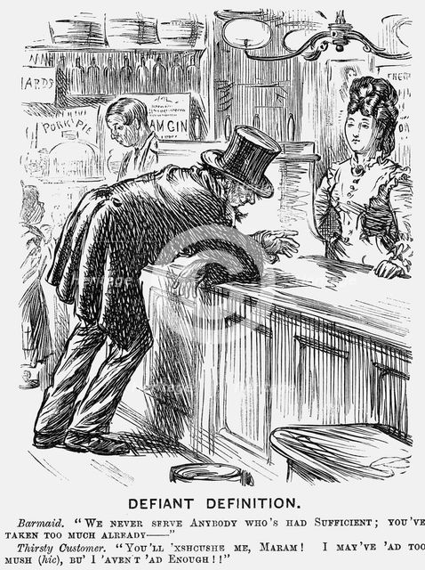 'Defiant Definition', 1872. Creator: Unknown.