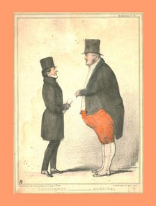 Deficiency. - Surplus. 1836. Creator: John Doyle