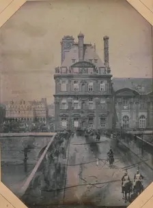 Défilé sur le Pont-Royal, May 1, 1844. Creators: Marie-Charles-Isidore Choiselat, Stanislas Ratel