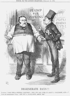 Degenerate Days!! 1874. Creator: Joseph Swain