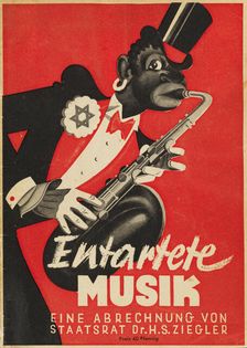 Degenerate music (Entartete Musik), 1938. Creator: Tersch; Ludwig (active 1930s-1940s)