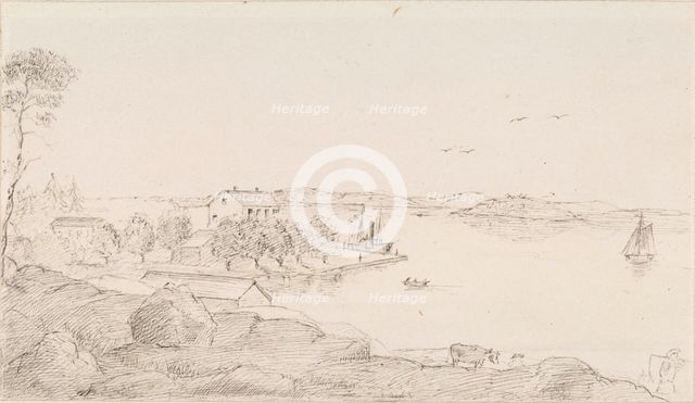 Degerby customs station, 1868. Creator: Albert Edelfelt.