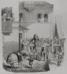 Degradation of a knight, 1877. Creator: Unknown