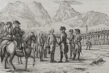 Degradation of the officers and soldiers of Montroig, War of Roussillon, (1793-1795), 1851. Creator: Unknown