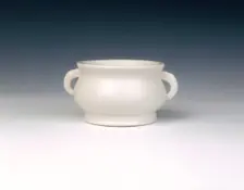 Dehua blanc de chine censer, Ming-Qing dynasty, China, mid 17th century. Creator: Unknown