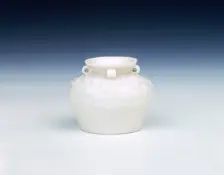 Dehua porcelain jar, Yuan dynasty, China, mid 14th century. Creator: Unknown