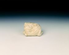 Dehua porcelain water dropper, late Ming dynasty, China, 1550-1644. Creator: Unknown