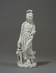 Dehua ware figure of the bodhisattva Guanyin, 17th century