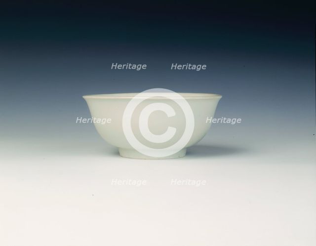 Dehua white bowl, Ming dynasty, China, c1500. Creator: Unknown.