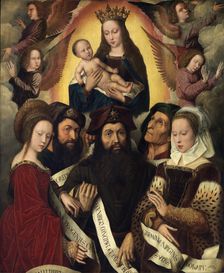 Deipara Virgo (The Glorification of the Virgin). Creator: Ambrosius Benson
