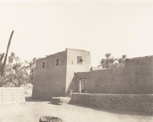 Deir, Carrefour et Habitation Particulière, 1851-52, printed 1853-54. Creator: Félix Teynard