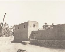 Deir, Carrefour et Habitation Particulière, 1851-52, printed 1853-54. Creator: Félix Teynard