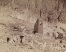 Deir el Bahri, Mortuary Temple of Queen Hatshepsut. Luxor, West Bank (Thebes), 19th century. Creator: Anon