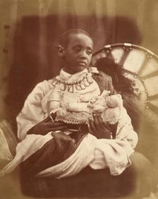 Déjatch Alámayou, King Theodore's Son, July 1868. Creator: Julia Margaret Cameron