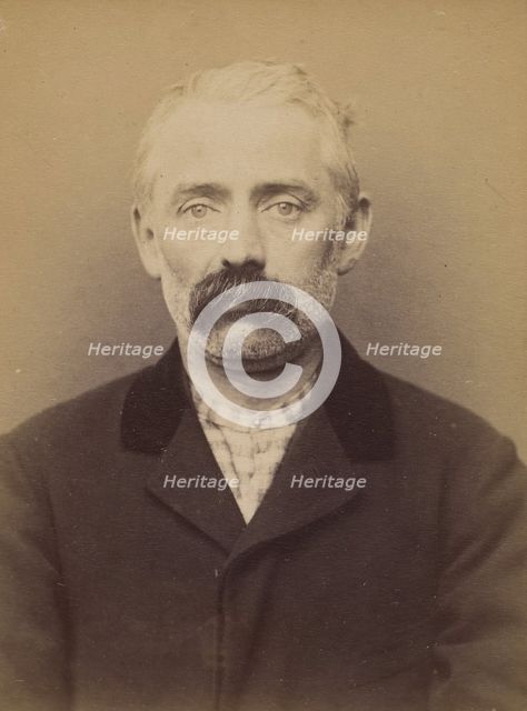 Dejernier (ou Degernier). Edouard. 45 ans, né à Gand (Belgique). Tailleur d'habits. Anarch..., 1894. Creator: Alphonse Bertillon.