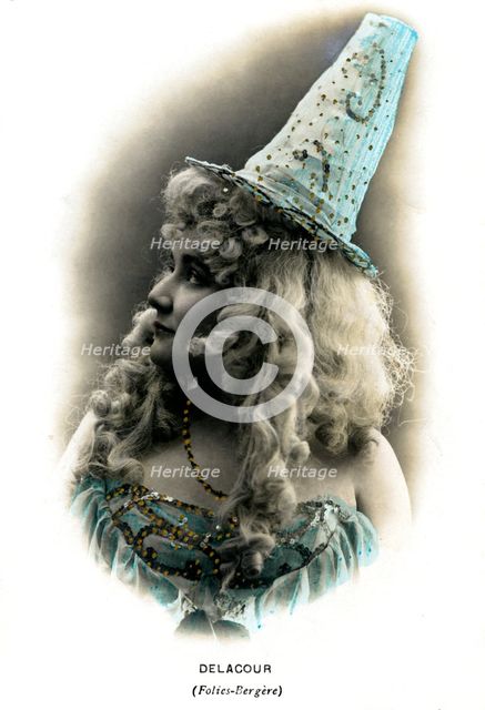 Delacour (Folies-Bergere), early 20th century.Artist: Walery