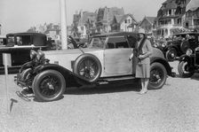 Delage at Boulogne Motor Week, France, 1928. Artist: Bill Brunell