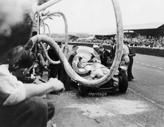 Delahaye 175S in the pits, Le Mans, France, 1951. Artist: Unknown
