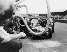 Delahaye 175S in the pits, Le Mans, France, 1951