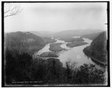 Delaware River from Winona Cliff, between 1890 and 1901. Creator: Unknown