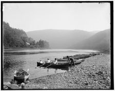 Delaware River from boat house, c1900. Creator: Unknown