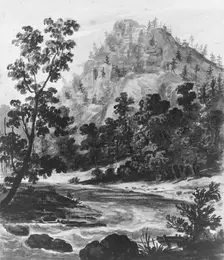 Delaware Water Gap (?), 1811-ca. 1813. Creator: Pavel Petrovic Svin'in