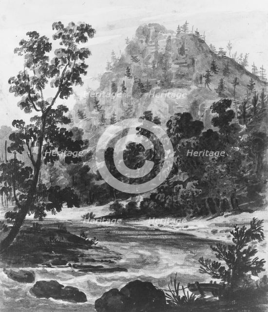 Delaware Water Gap (?), 1811-ca. 1813. Creator: Pavel Petrovic Svin'in.