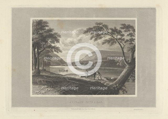 Delaware Water Gap, 1830. Creator: Asher Brown Durand.