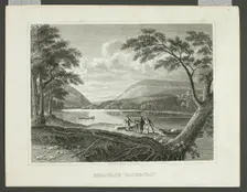 Delaware Water Gap, 1830. Creator: Asher Brown Durand