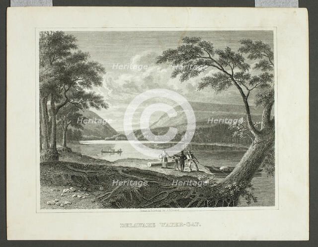Delaware Water Gap, 1830. Creator: Asher Brown Durand.