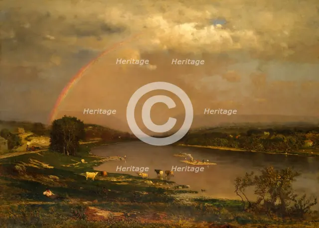 Delaware Water Gap, 1861. Creator: George Inness.