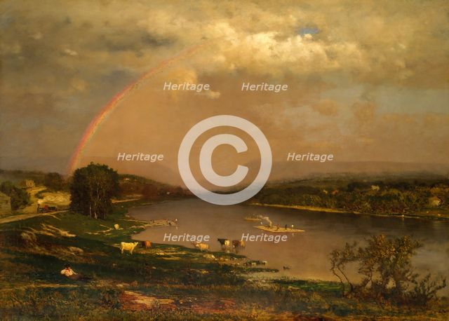 Delaware Water Gap, 1861. Creator: George Inness.