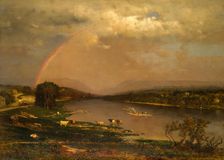 Delaware Water Gap, 1861. Creator: George Inness