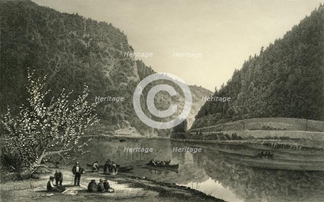 'Delaware Water Gap', 1872.  Creator: Robert Hinshelwood.