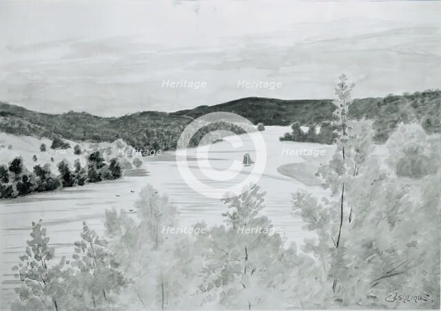 Delaware Water Gap, c. 1890. Creator: Louis Michel Eilshemius.