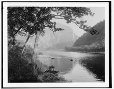Delaware Water Gap from New Jersey, c1900. Creator: Unknown