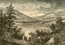 Delaware Water-Gap, Looking South from Shawnee 1872. Creator: Granville Perkins