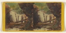 Delaware Water Gap. View of Marshall's Falls, from below., about 1869. Creator: E. & H.T. Anthony