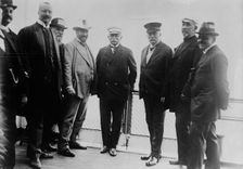 Delbruck, Dernburg, Zeppelin, Colemann, between c1910 and c1915. Creator: Bain News Service