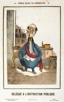 Delegue a l'Instruction Publique Paris Commune, 1871. Artist: Anon