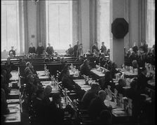 Delegates Listening to a Speech at the Monetary and Economic Conference, 1933. Creator: British Pathe Ltd
