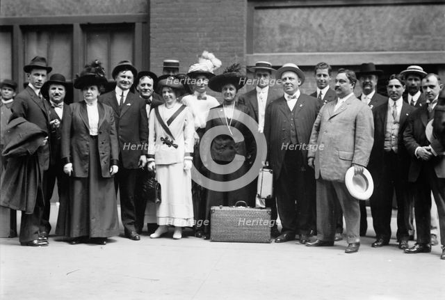 Delegates to Bull Moose Convention, Syracuse, 1912. Creator: Bain News Service.